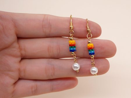 Wholesale Bohemian Ethnic Style Rice Beads Earrings For Discount