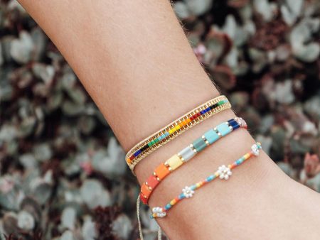 Wholesale Bohemian Daisy Tila Beads Bracelet Online