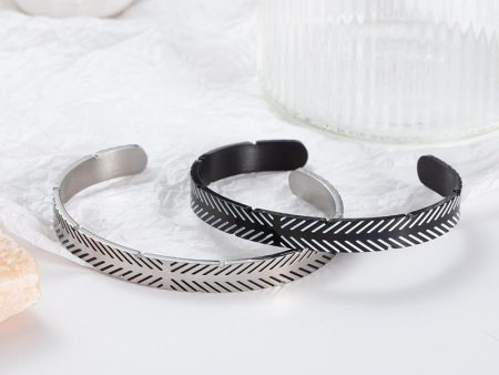 Wholesale Vintage Distressed Stainless Steel Bracelet Online Hot Sale