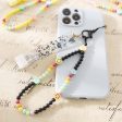 Wholesale Plastic Beaded Acrylic Card Picker Mobile Phone Chain Keychain Online now