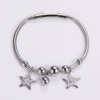 Wholesale Bracelet Stainless Steel 18K Gold Plated Pentagram Rhinestone OLY-BT-AIMILUO002 Online