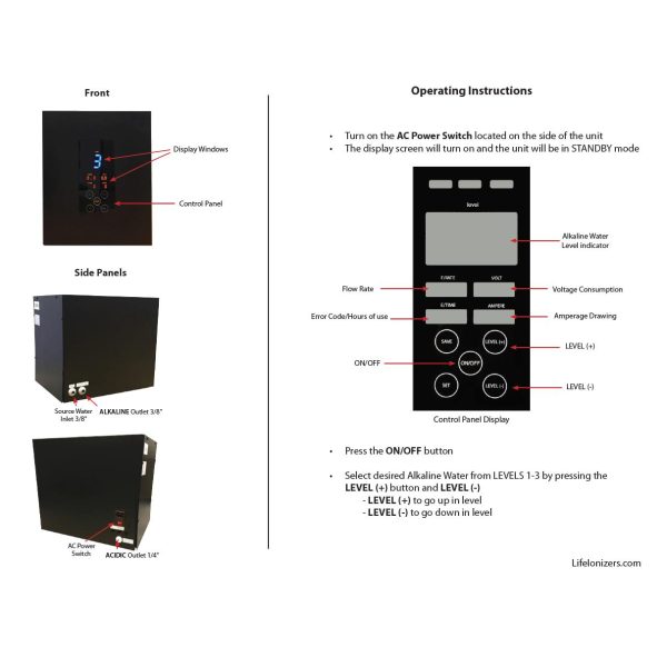 Life Ionizer LC-30 Commercial Water Ionizer Supply