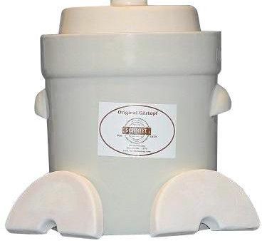 Nik Schmitt 10L (2.7 Gal) German Gartopf Fermenting Crock Pot ME3210W Fashion