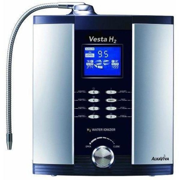 AlkaViva Vesta H2 9-Plate Alkaline Water Ionizer Filter Purifier Online