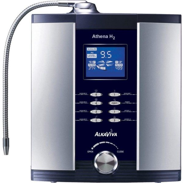 AlkaViva Athena H2 7-Plate Water Ionizer & Dual Water Filter Purifier For Sale